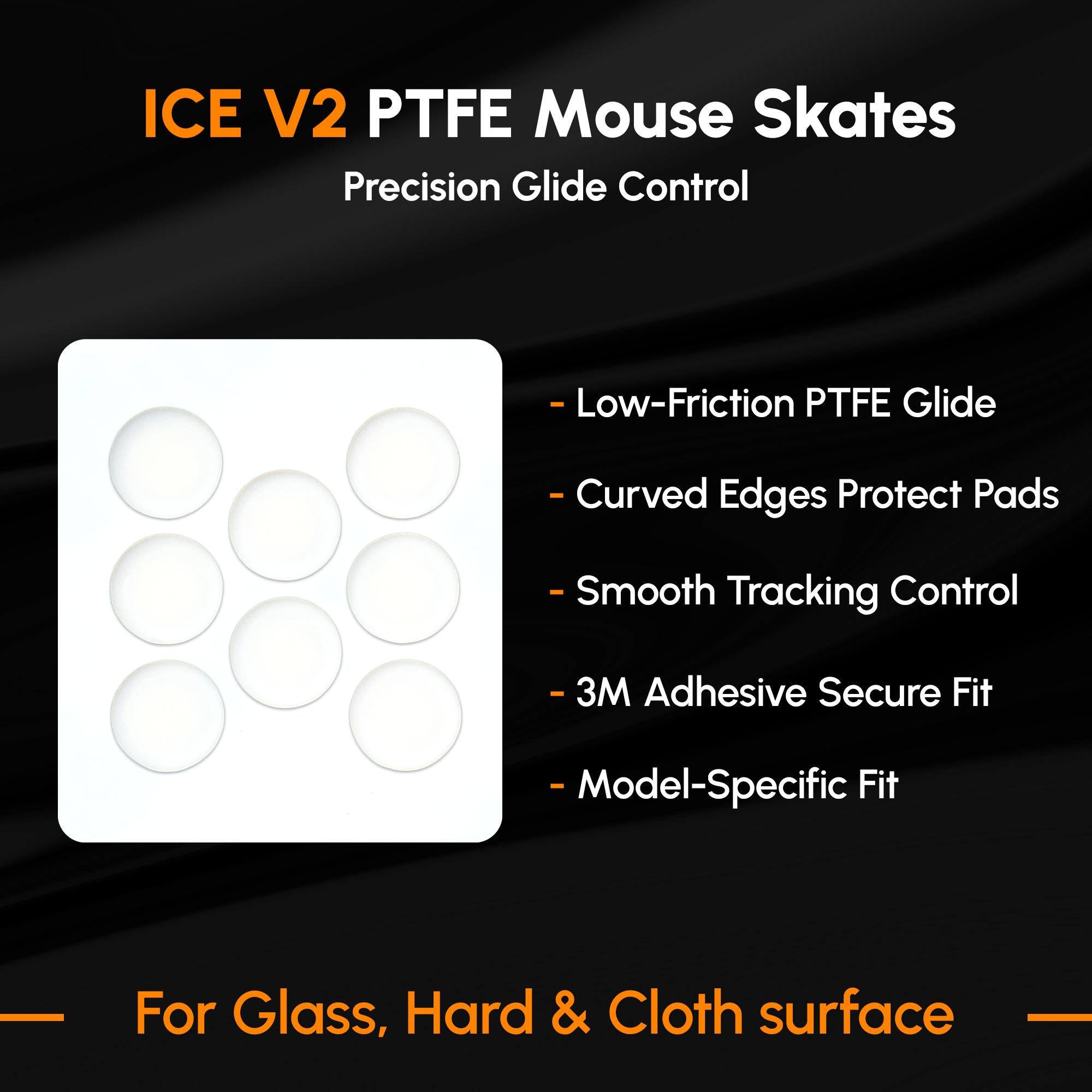 EspTiger Ice V2 Mouse Skates for SteelSeries | Aerox 3