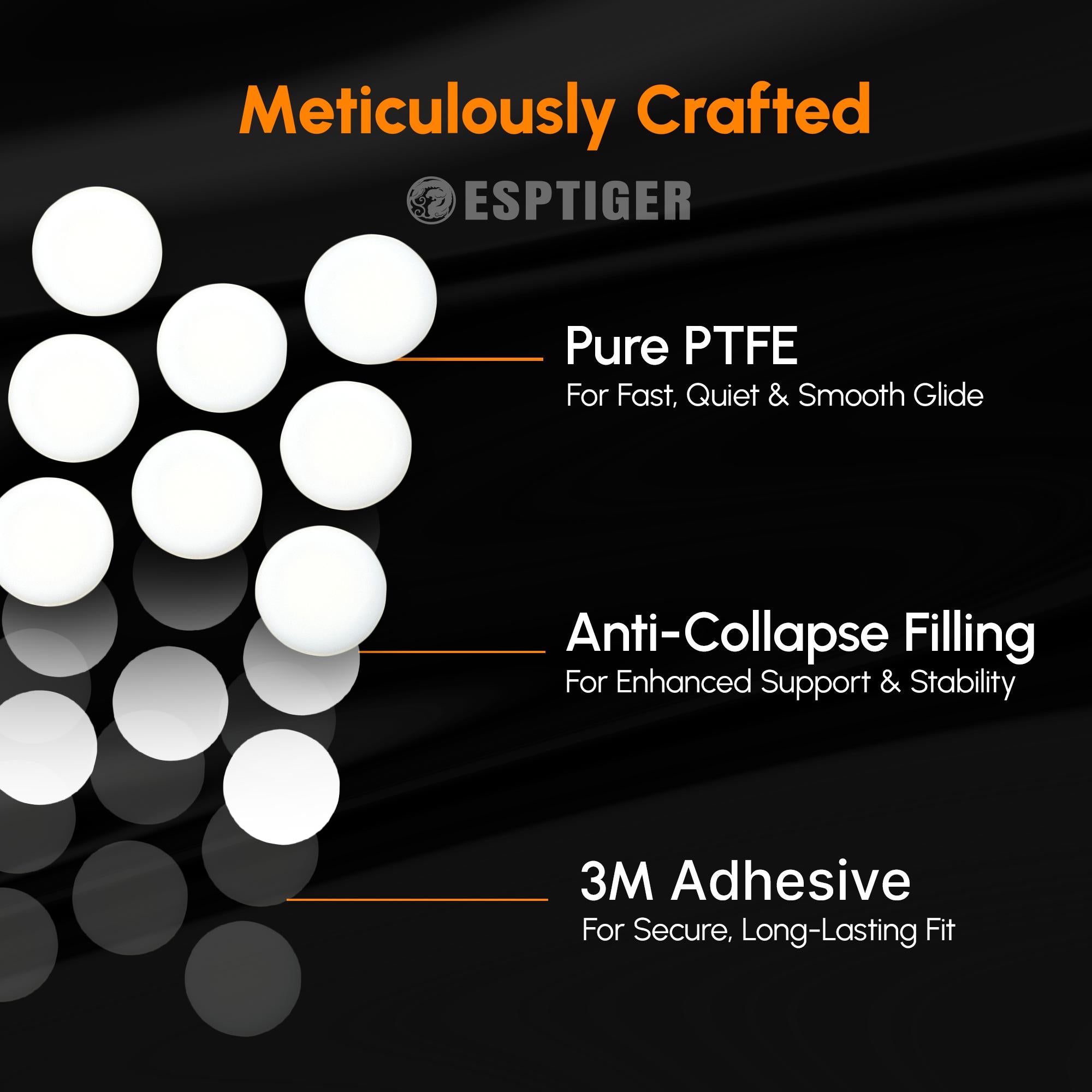 EspTiger Ice V2 Mouse Skates for SteelSeries | Aerox 3