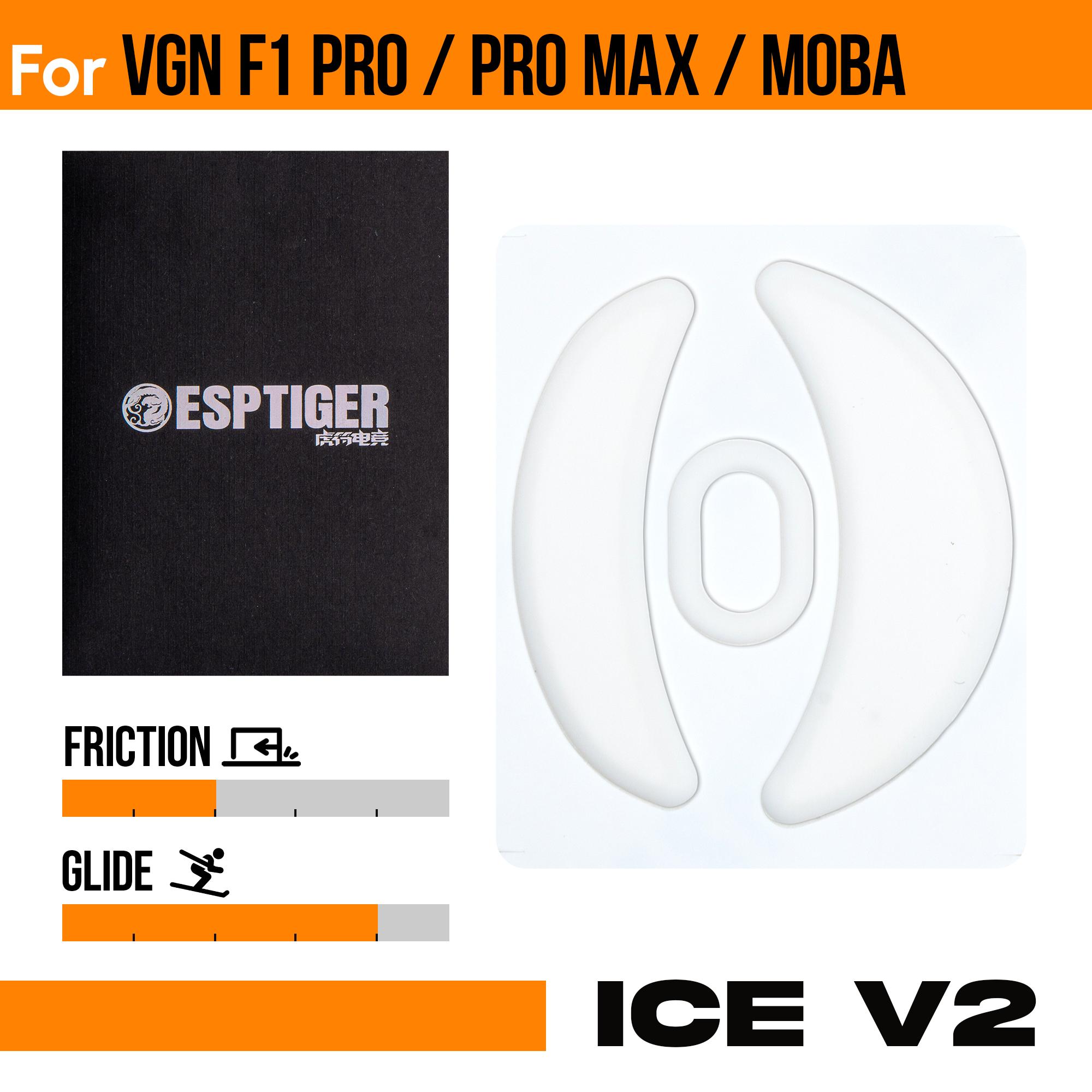 Esptiger Ice V2 Mouse Skates for VGN DragonFly F1 Series Wireless