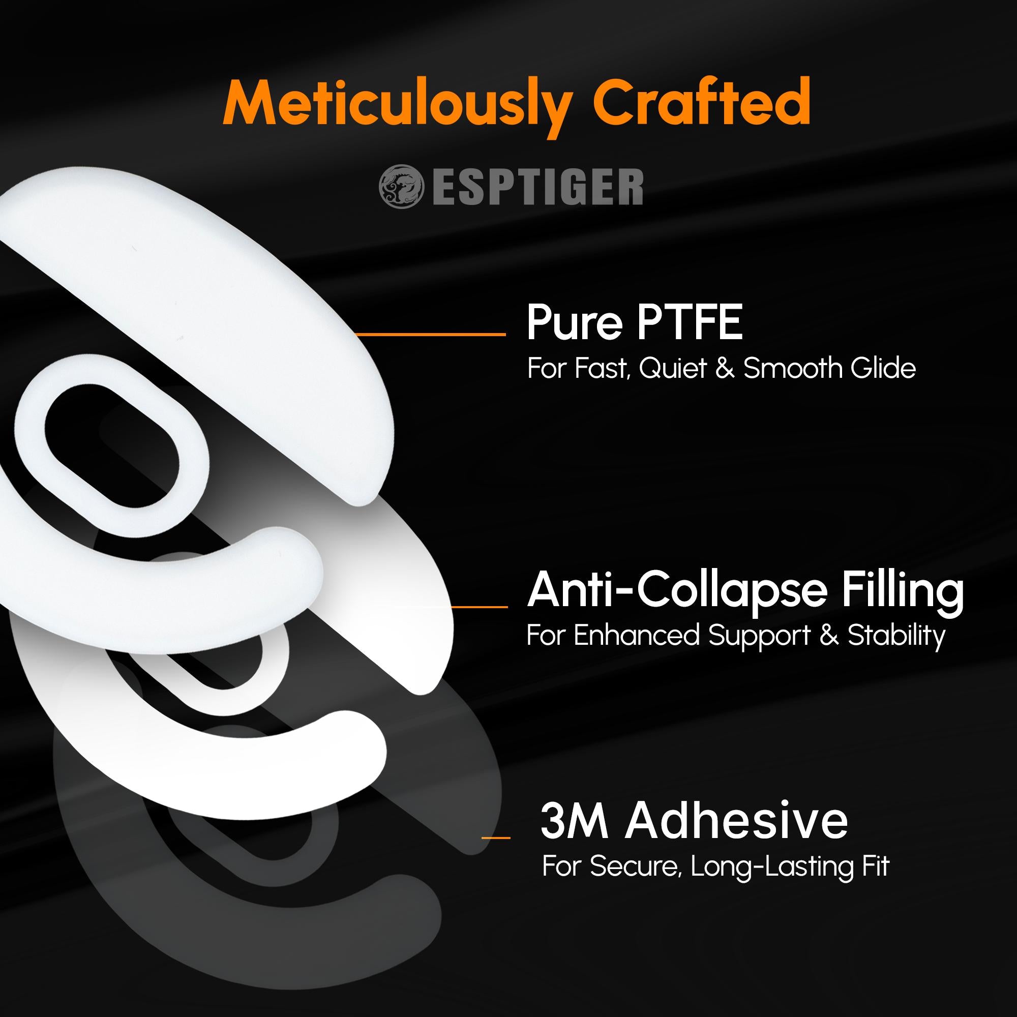 Esptiger Ice V2 Mouse Skates for VXE R1/SE/PRO/PRO Max Series