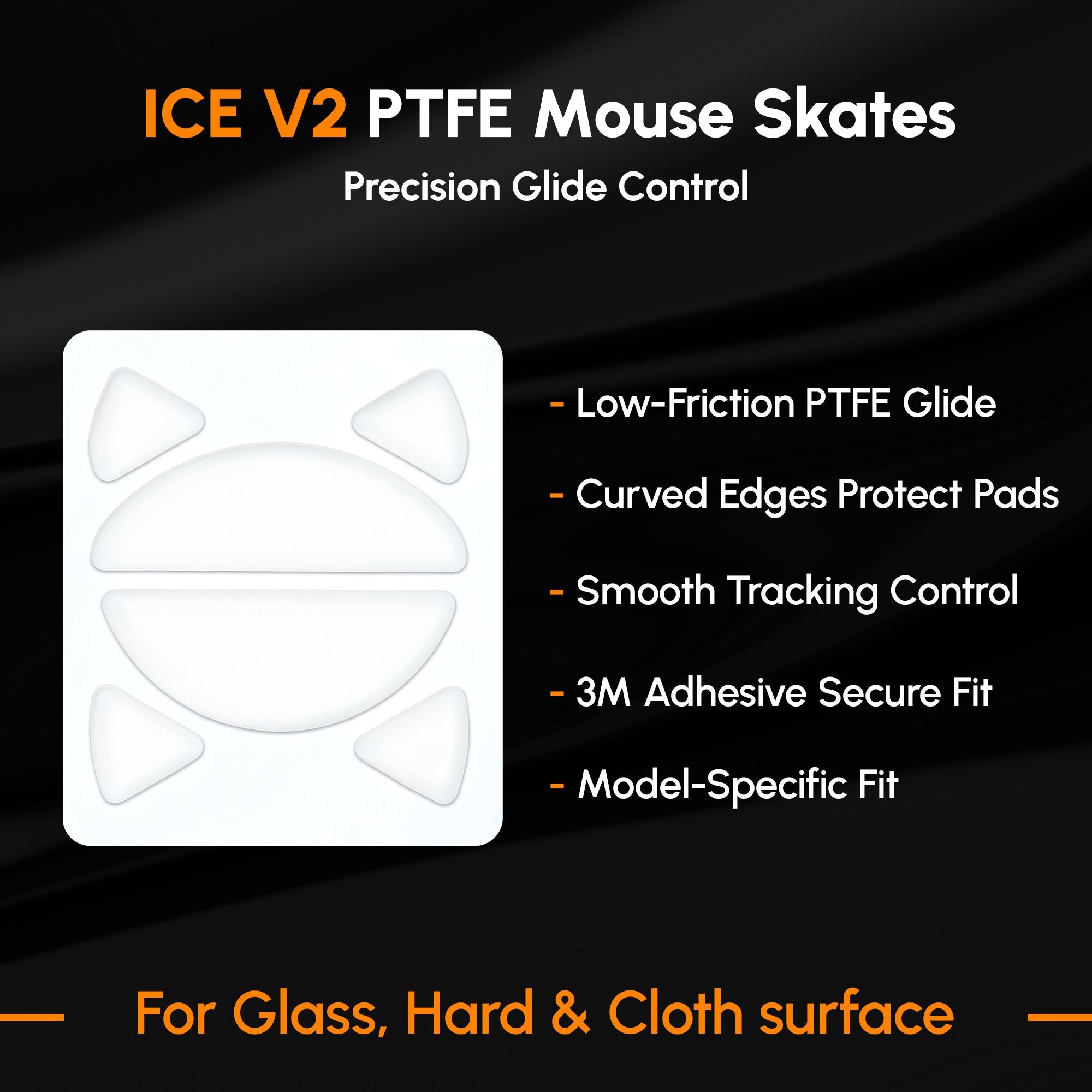 Esptiger ICE V2 Mouse Skates for WLmouse Beast x MAX
