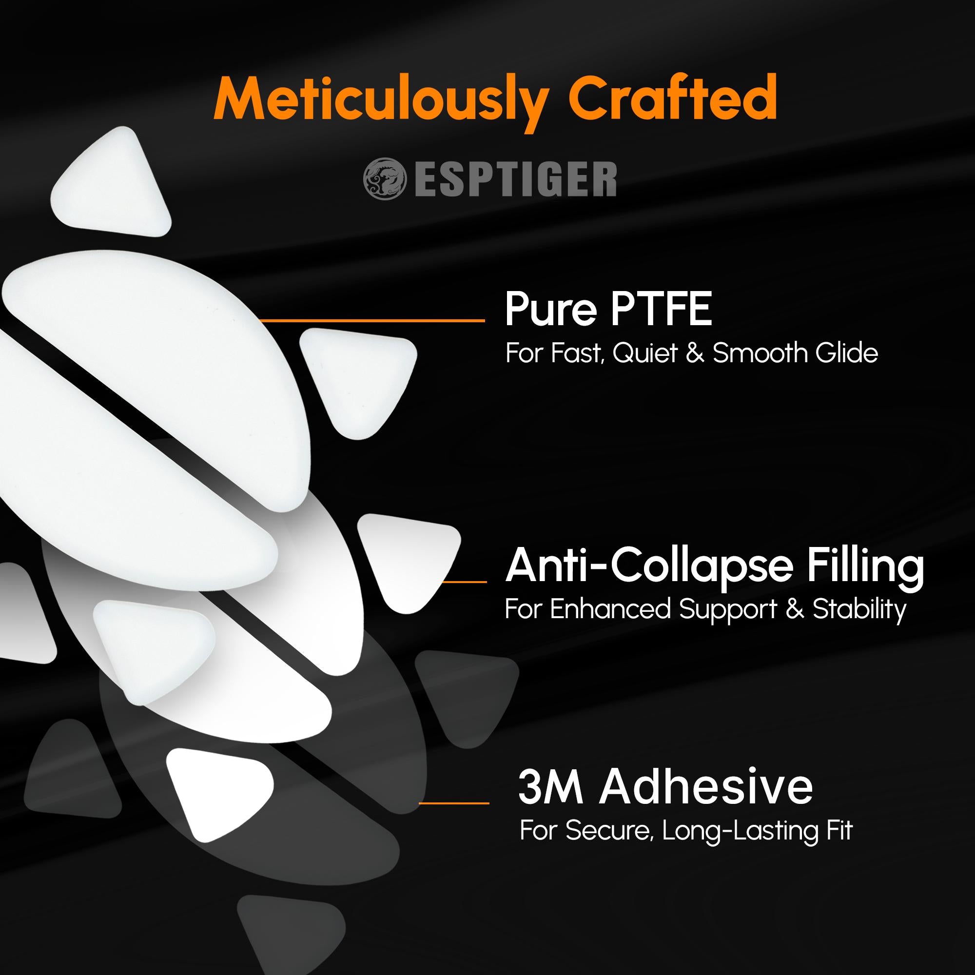 Esptiger ICE V2 Mouse Skates for WLmouse Beast x MAX