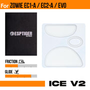 Esptiger Ice V2 Mouse Skates for ZOWIE EC-A Series (EC-1A, EC2A, DIVINA, EVO)