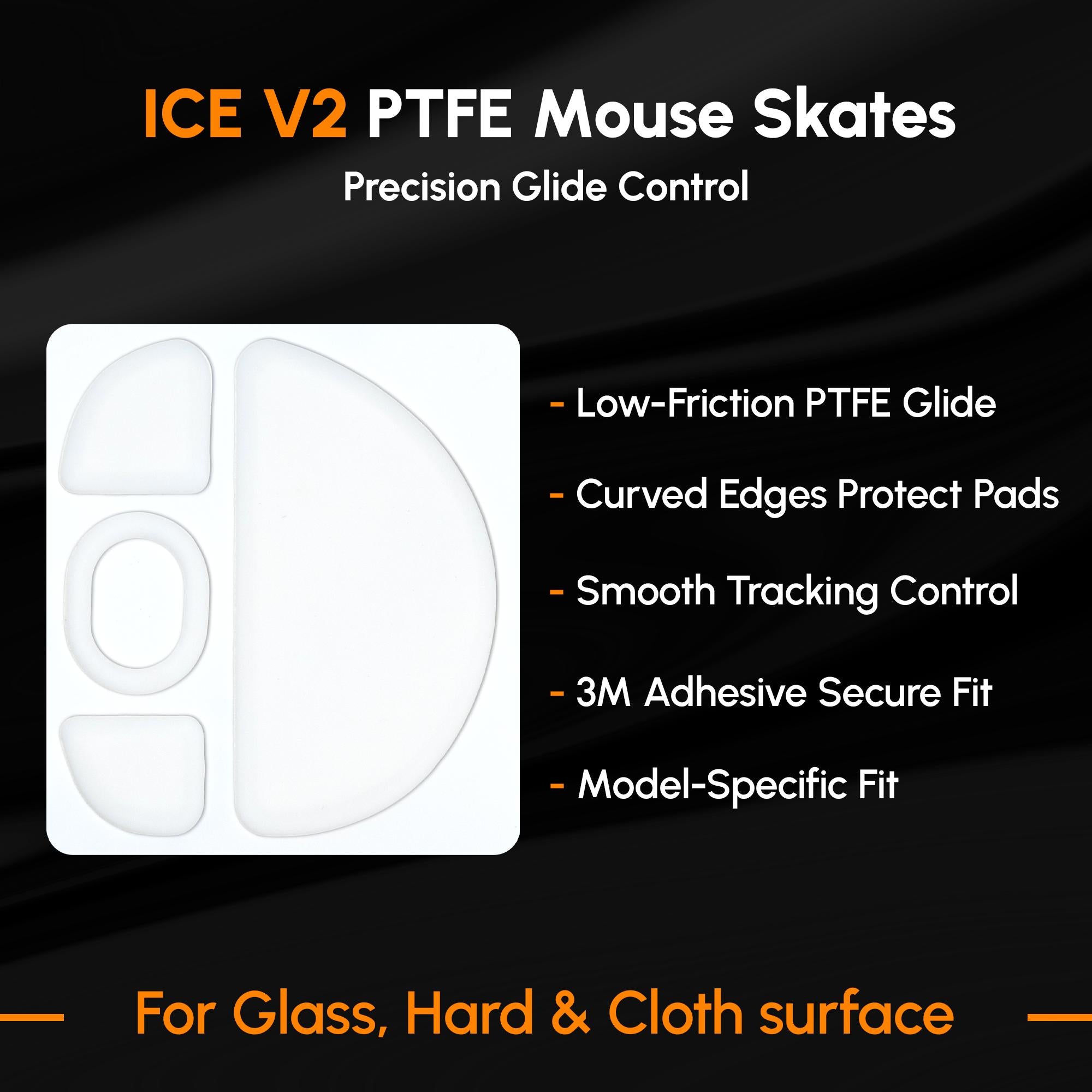 Esptiger Ice V2 Mouse Skates for ZOWIE EC-W Series
