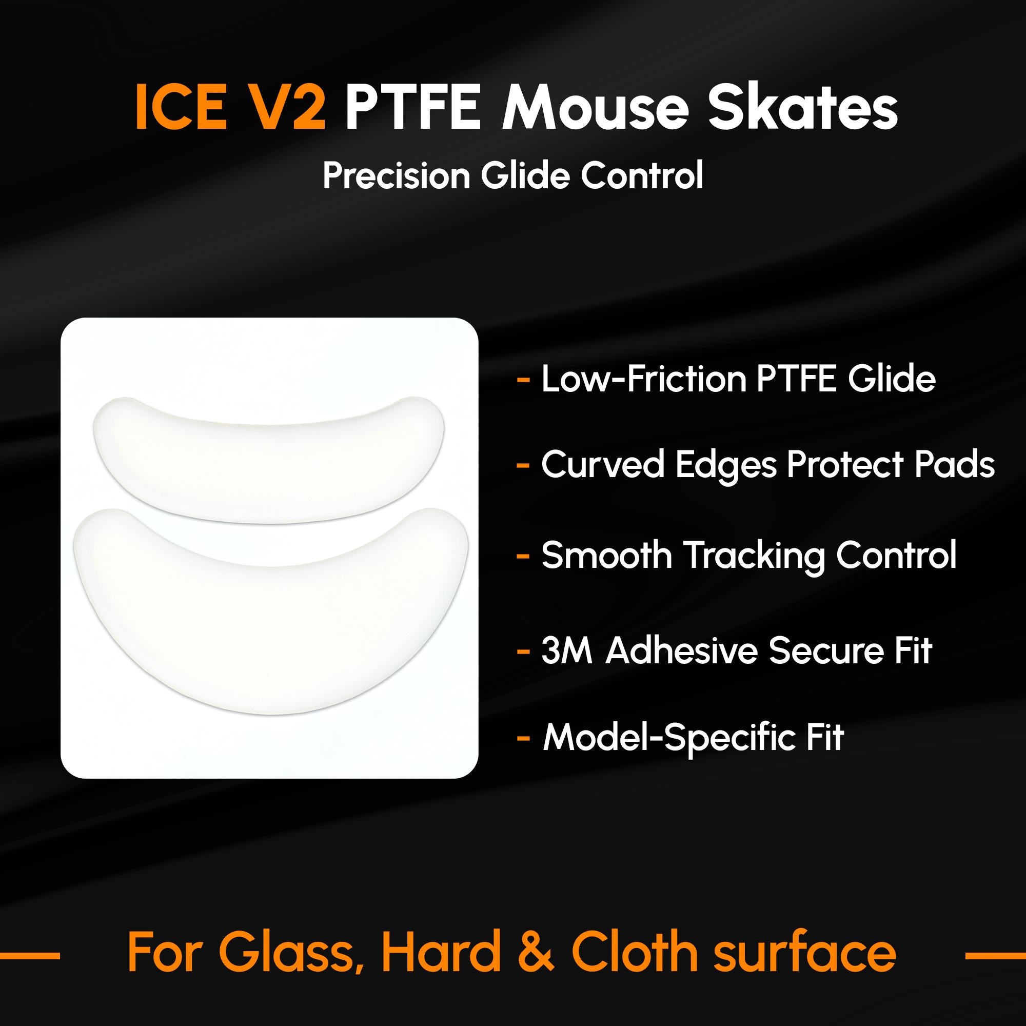 Esptiger Ice V2 Mouse Skates for ZOWIE ZA13