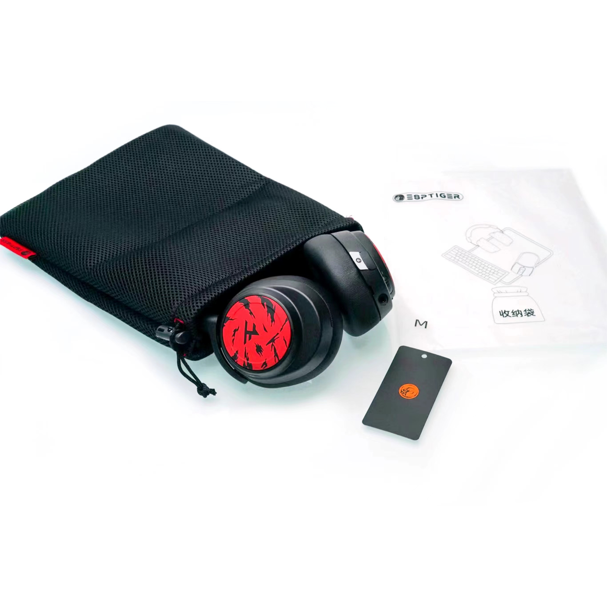 EspTiger Cushioned Carrying Pouch Medium For Headset