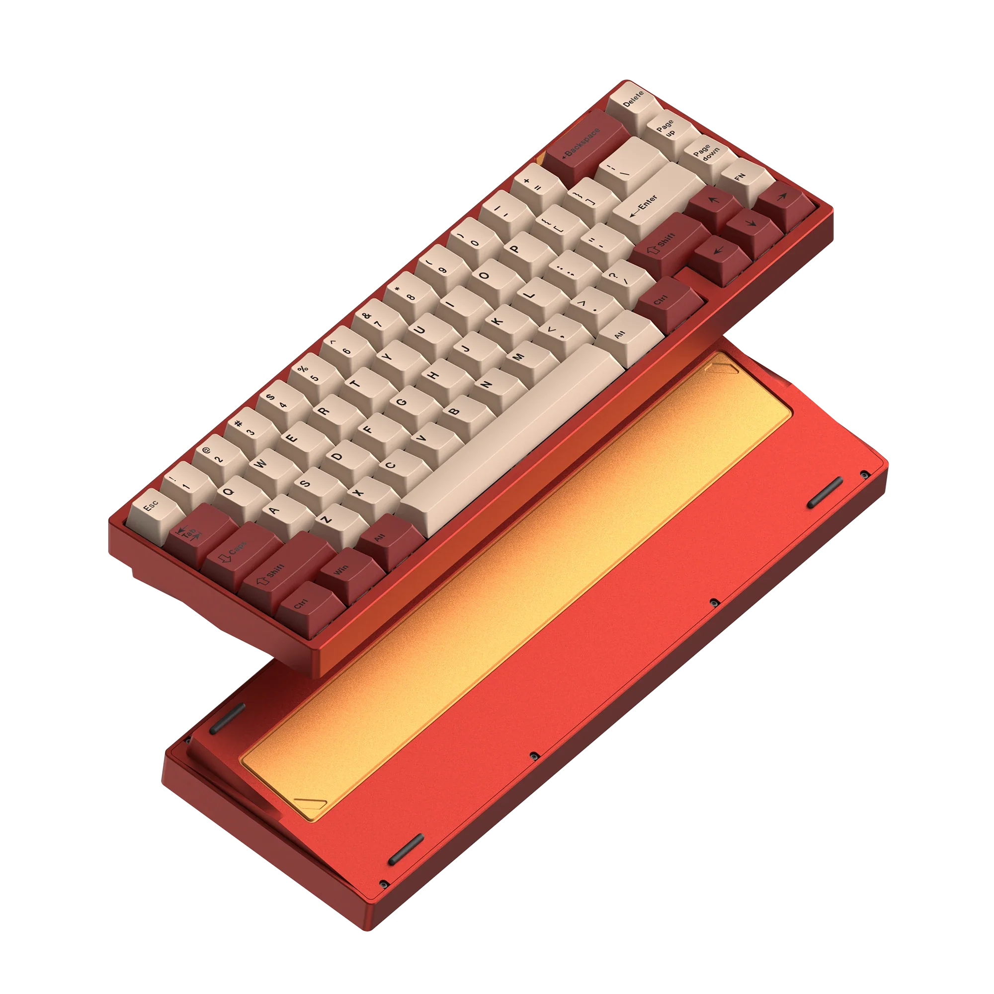 LUMINKEY65 Hot-Swappable Custom Mechanical Keyboard Ano-Red