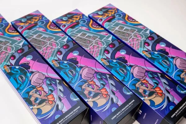 Alfombrilla de ratón Iconic Blitz x Skullface Midnight Dive Speed ​​Pro