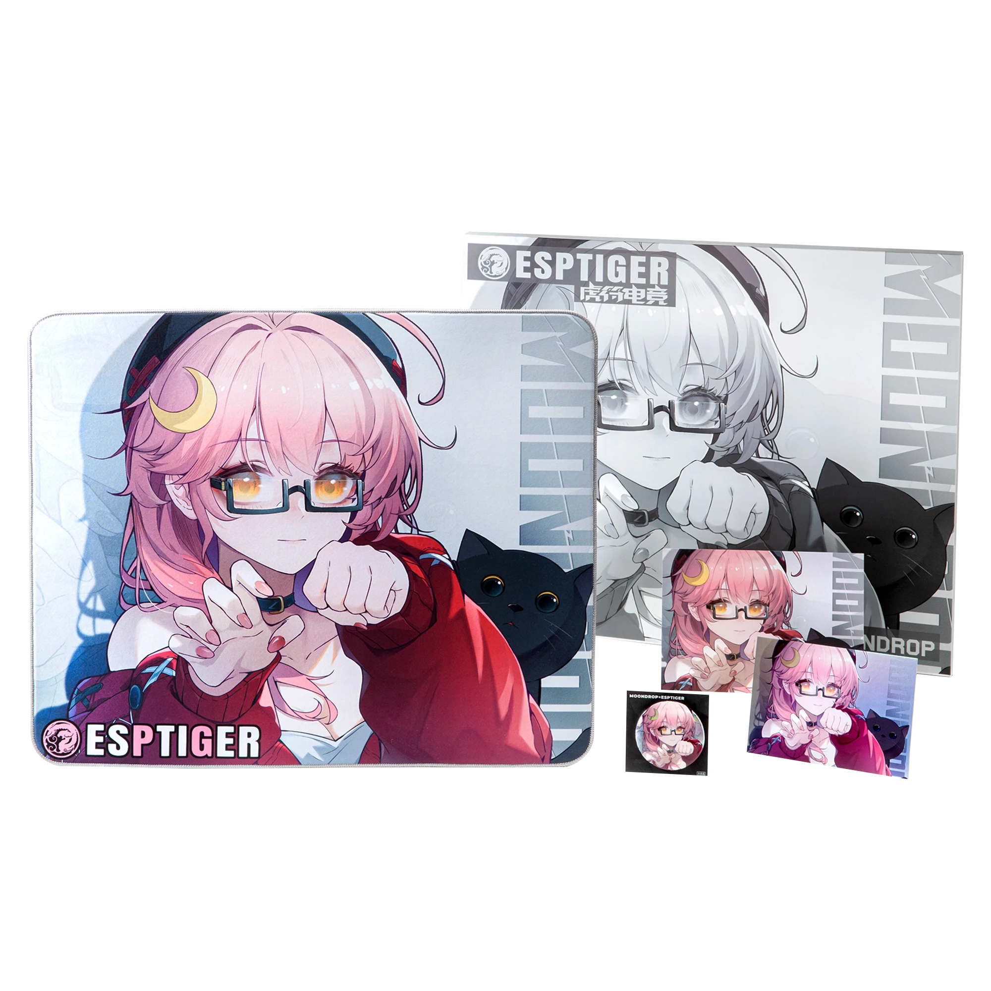 EspTiger Neon V2 - Moondrop edition gaming mousepad