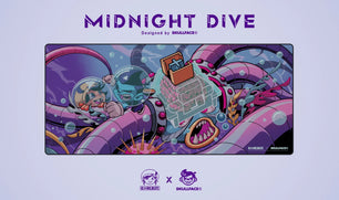 Alfombrilla de ratón Iconic Blitz x Skullface Midnight Dive Speed ​​Pro