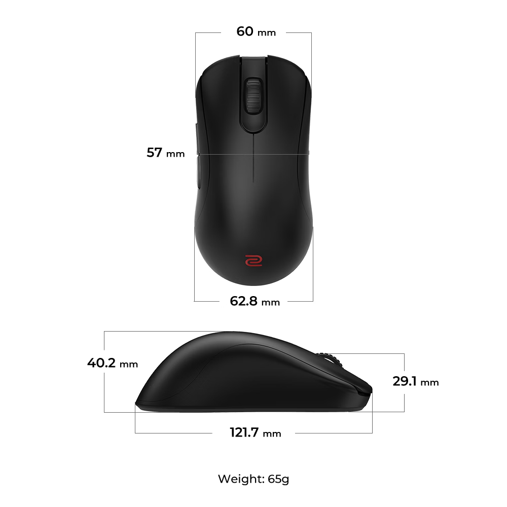 BenQ ZOWIE ZA13-DW 4K Wireless Mouse For Esports - Black BenQ ZOWIE ZA13-DW 4K Wireless Mouse For Esports - Black