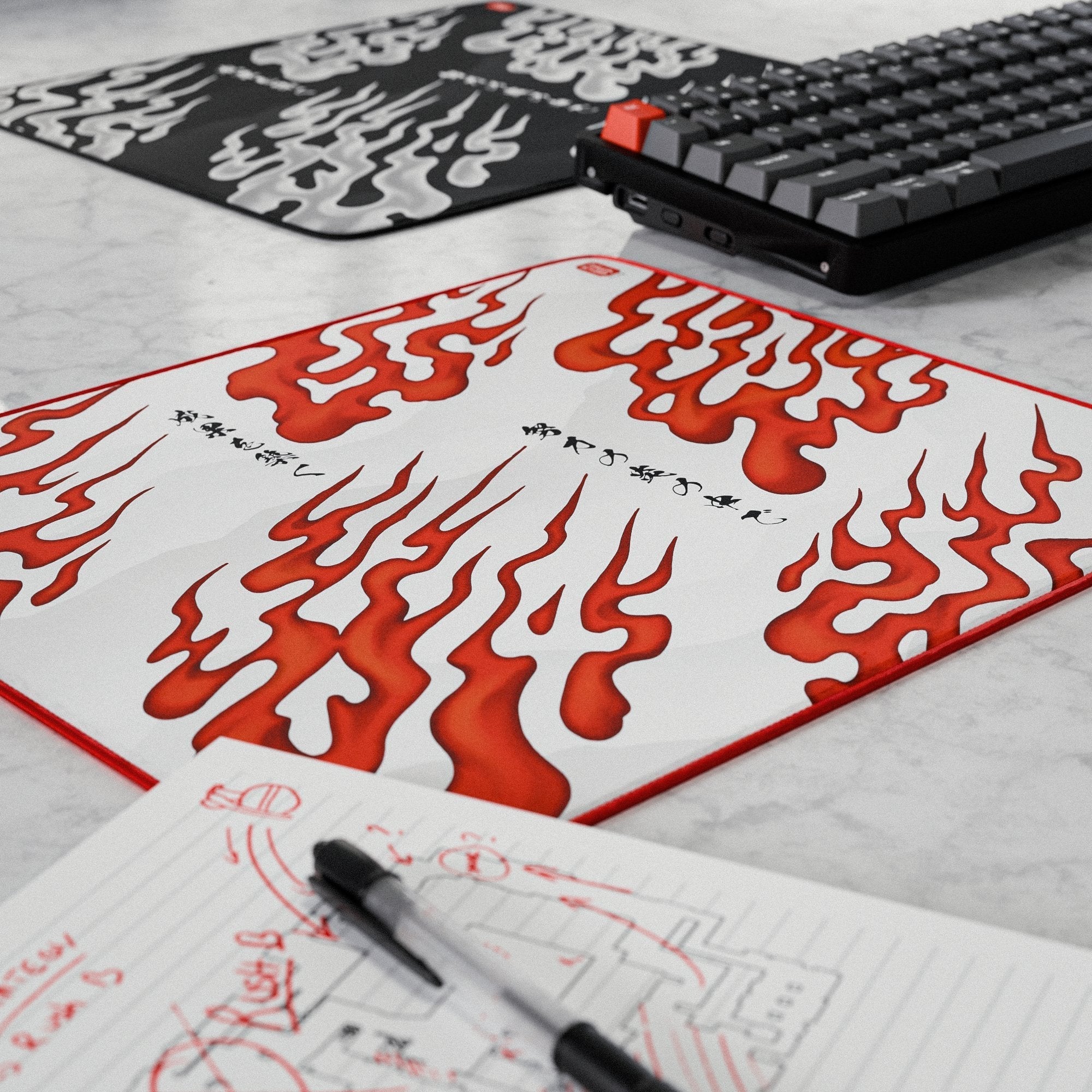 JX2 - Flammes Rouges - themasterpiece mousepad themasterpiece