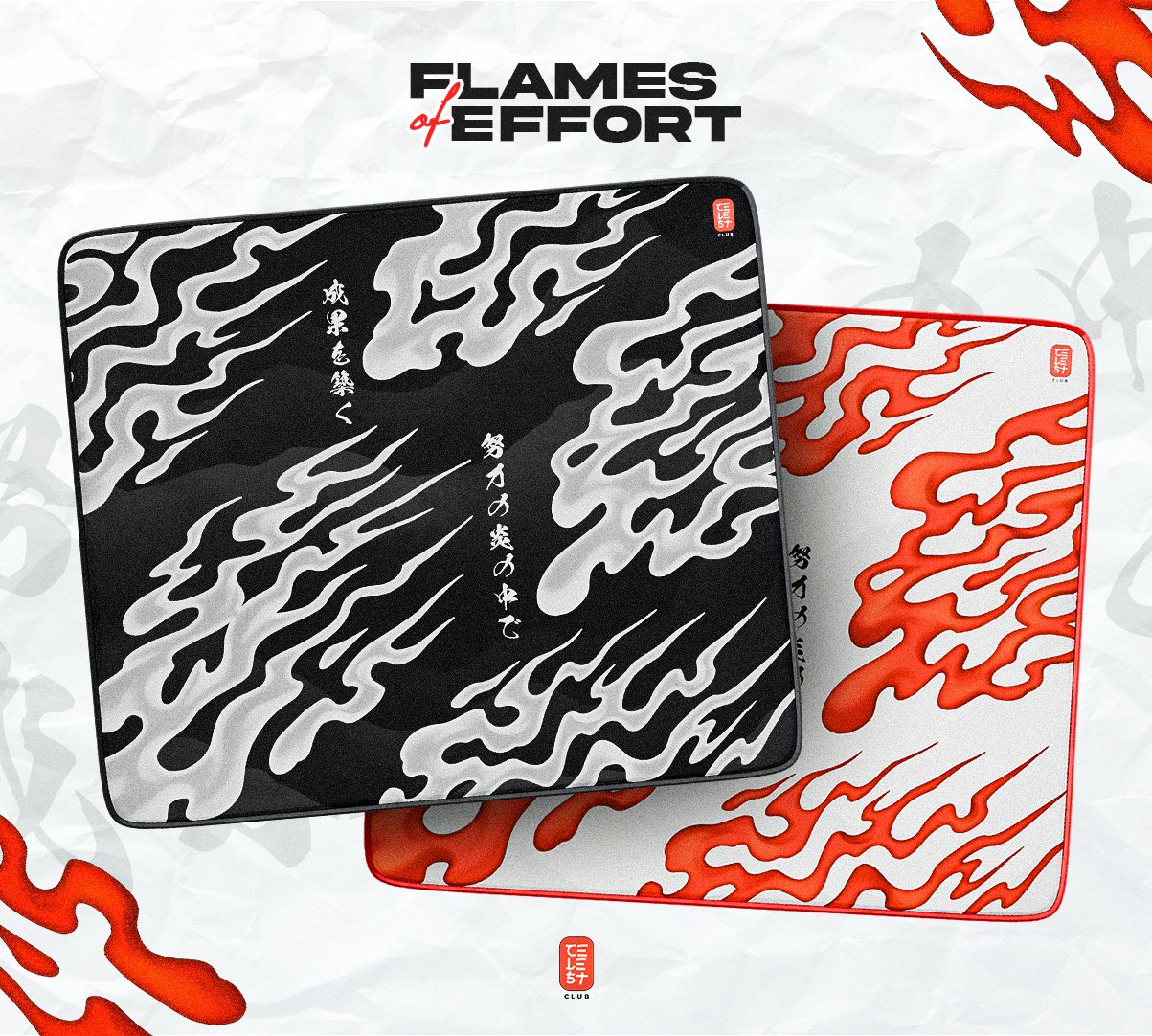 JX2 - Flammes Rouges - themasterpiece mousepad themasterpiece