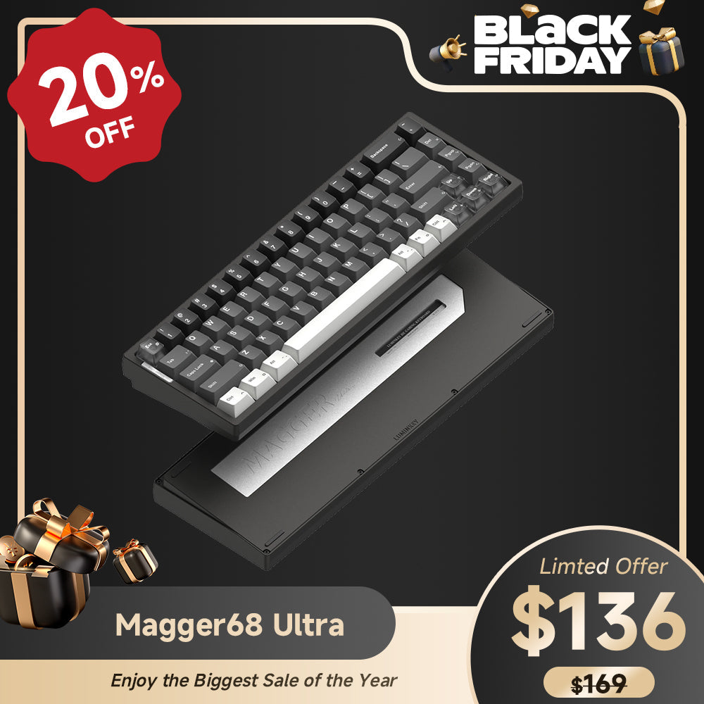 Magger68 Ultra HE Magnetic Gaming Keyboard Ano-Black