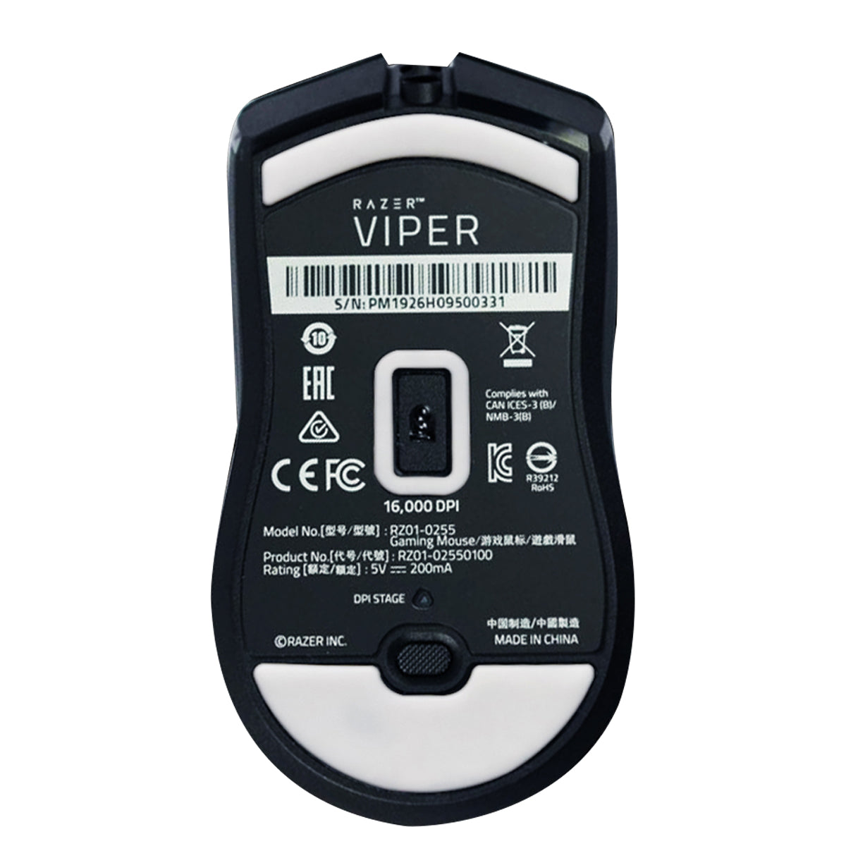 ICE Mouse Skates Razer Viper