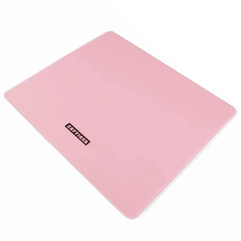 Lotus - Pink - Glass Speed Gaming Mousepad
