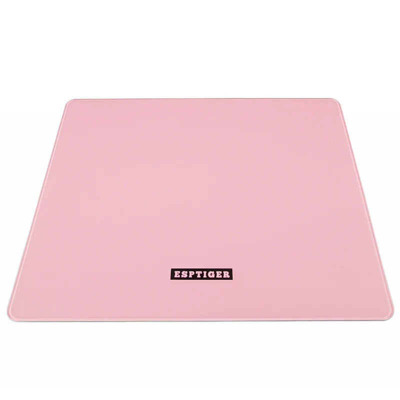 Lotus - Pink - Glass Speed Gaming Mousepad