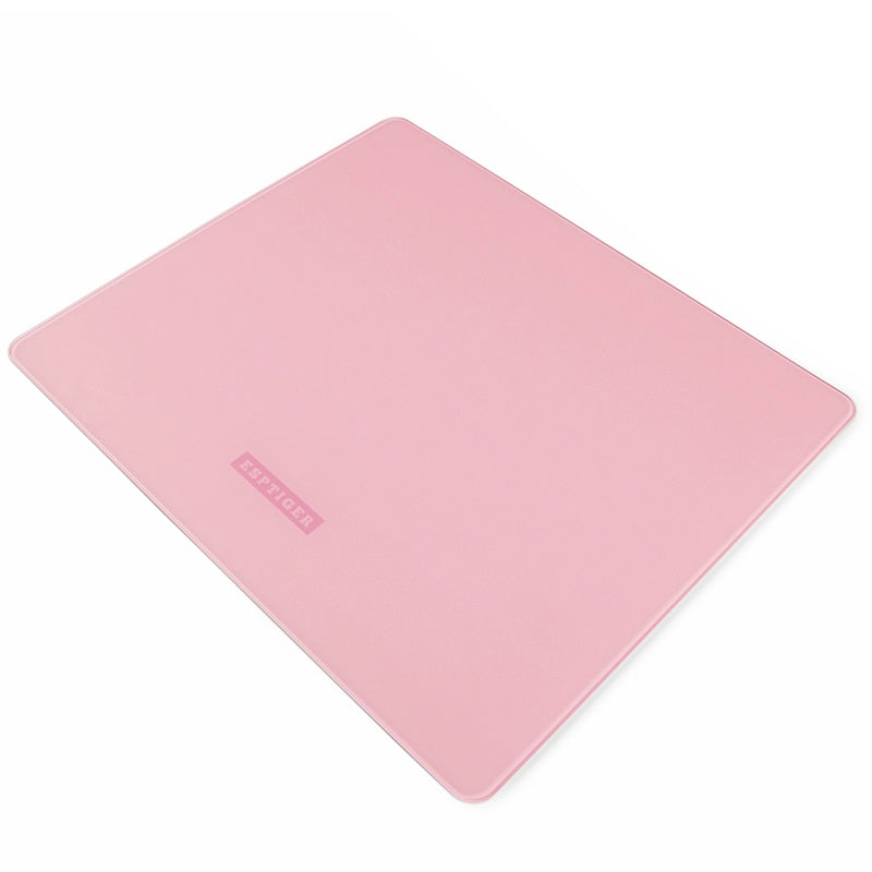 Lotus Pink | Glass | Pink Label | Large Mousepad