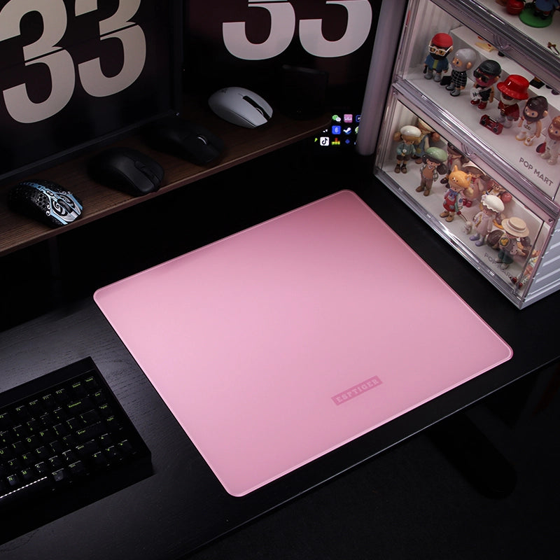 Lotus Pink | Glass | Pink Label | Medium Mousepad