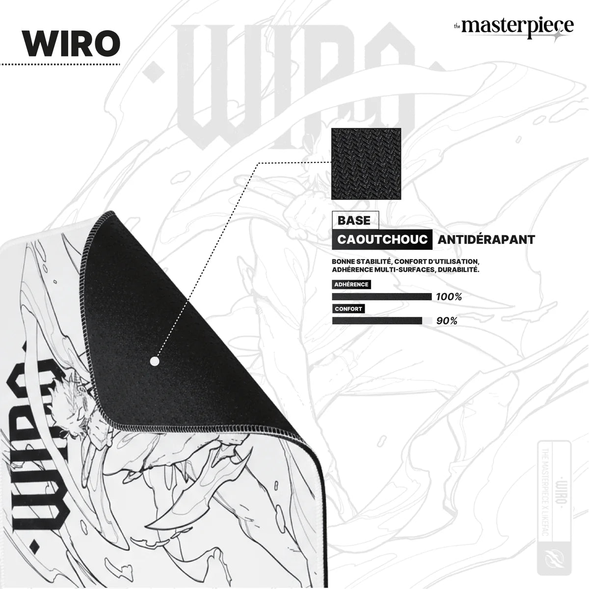 The Masterpiece Wiro - Gaming Mousepad & Sleeve