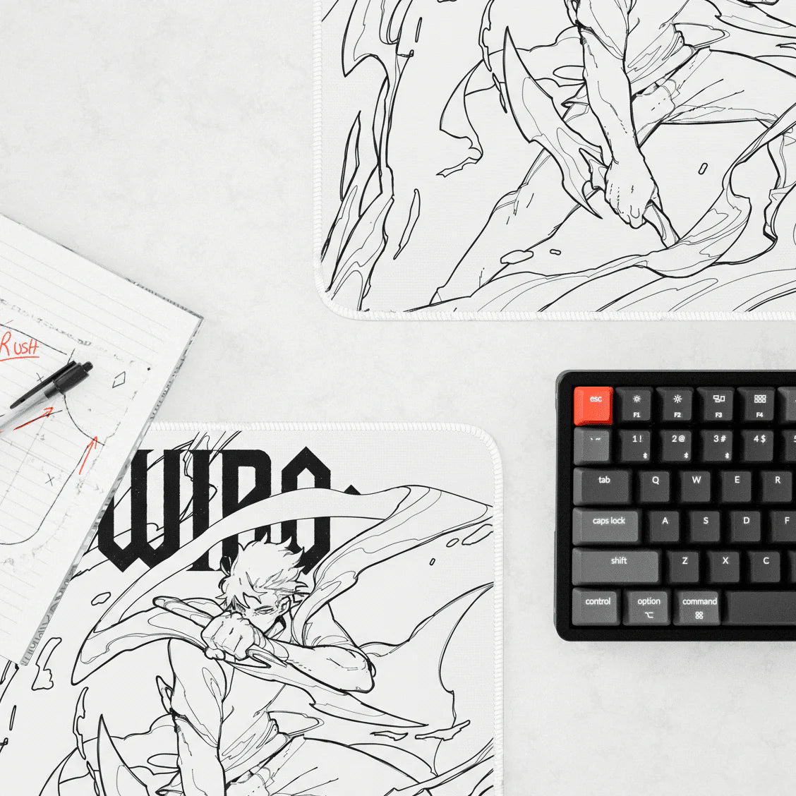 The Masterpiece Wiro - Gaming Mousepad & Sleeve