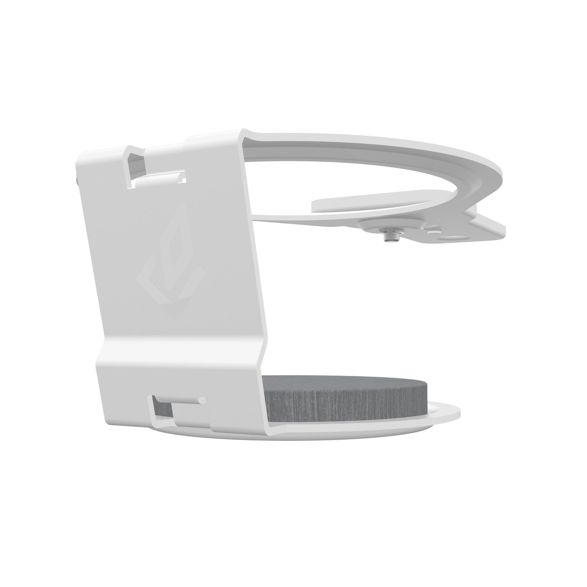 Dezctop Cup Holder Desk Attachment - White, Compatible Bifrost D160 / DB160 Desk