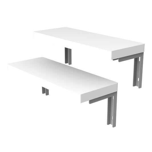 Dezctop D-Board M twin Shelves (white)-Addice Inc