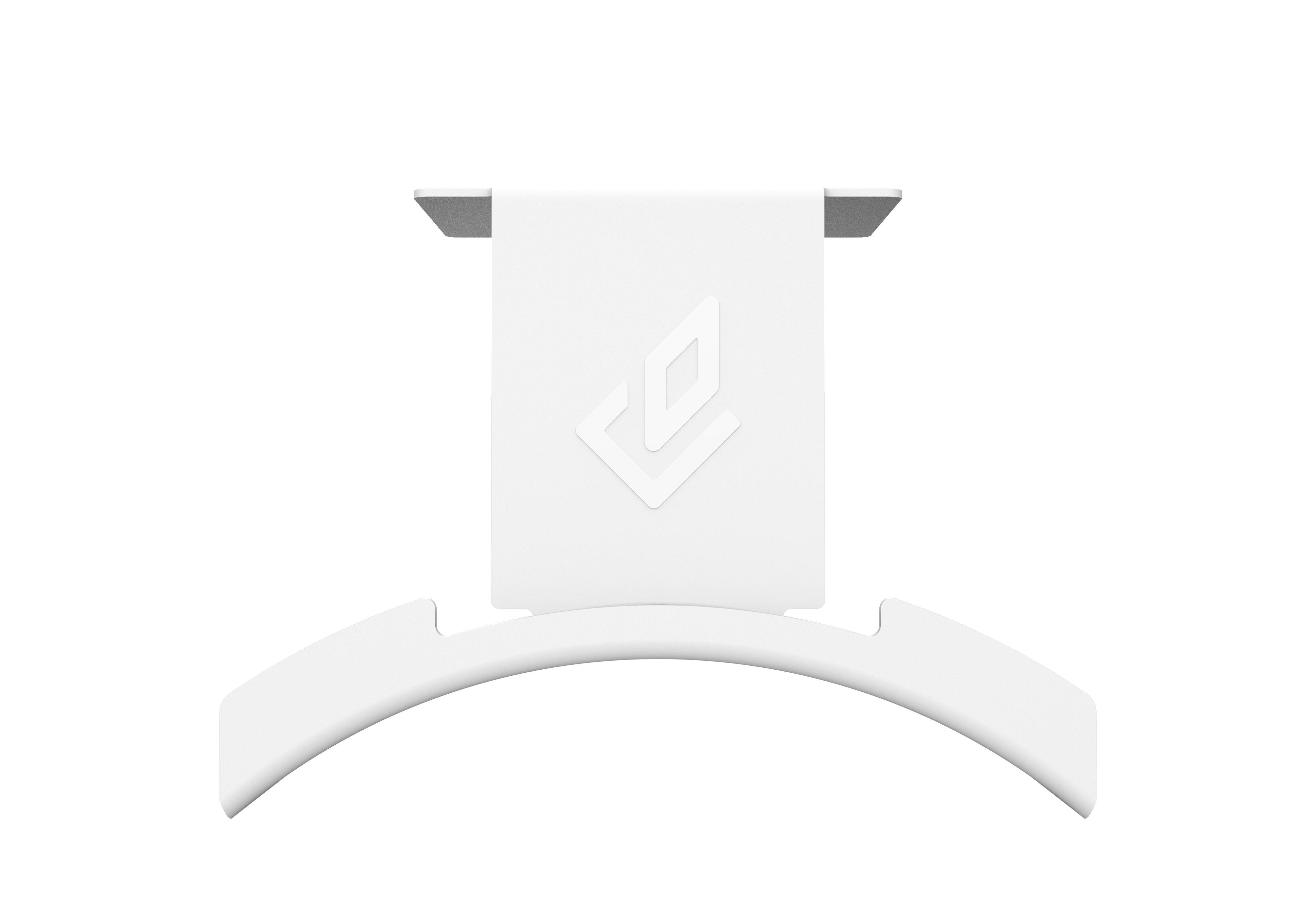 Dezctop Headphone Holder (White)-Addice Inc