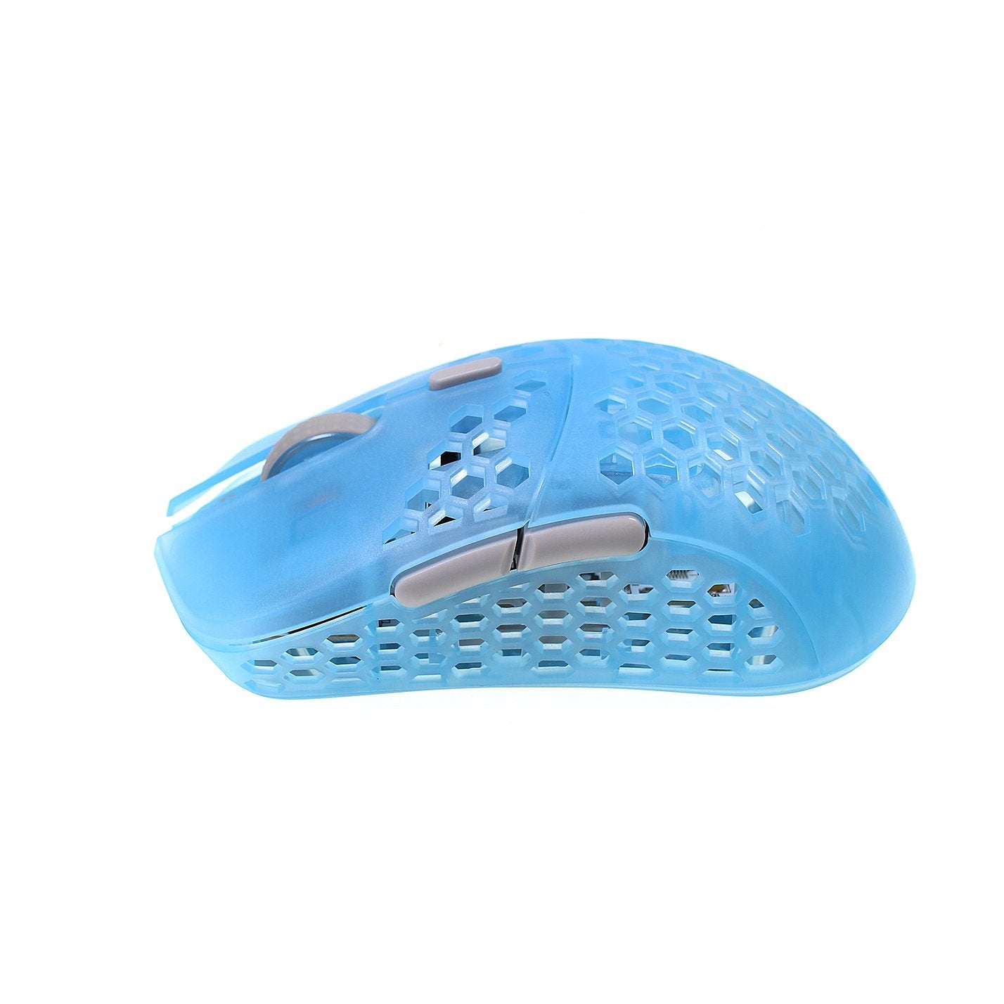 G-wolves Hati Small HTS Transparent Blue Wired Gaming Mouse 