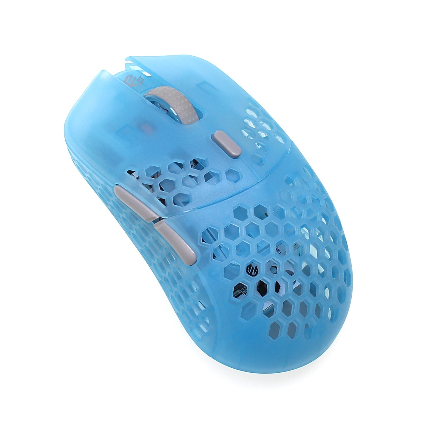 G-wolves Hati Small HTS Transparent Blue Wireless Gaming Mouse 
