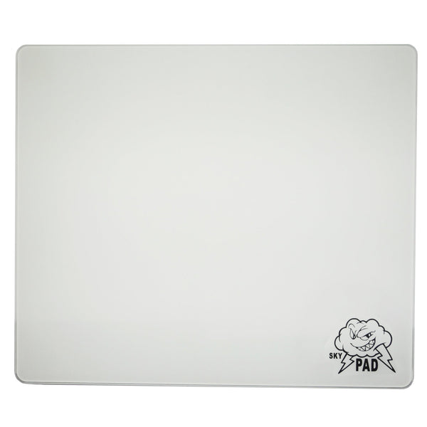 SkyPad White Glass 2.0 Mousepad-Addice Inc