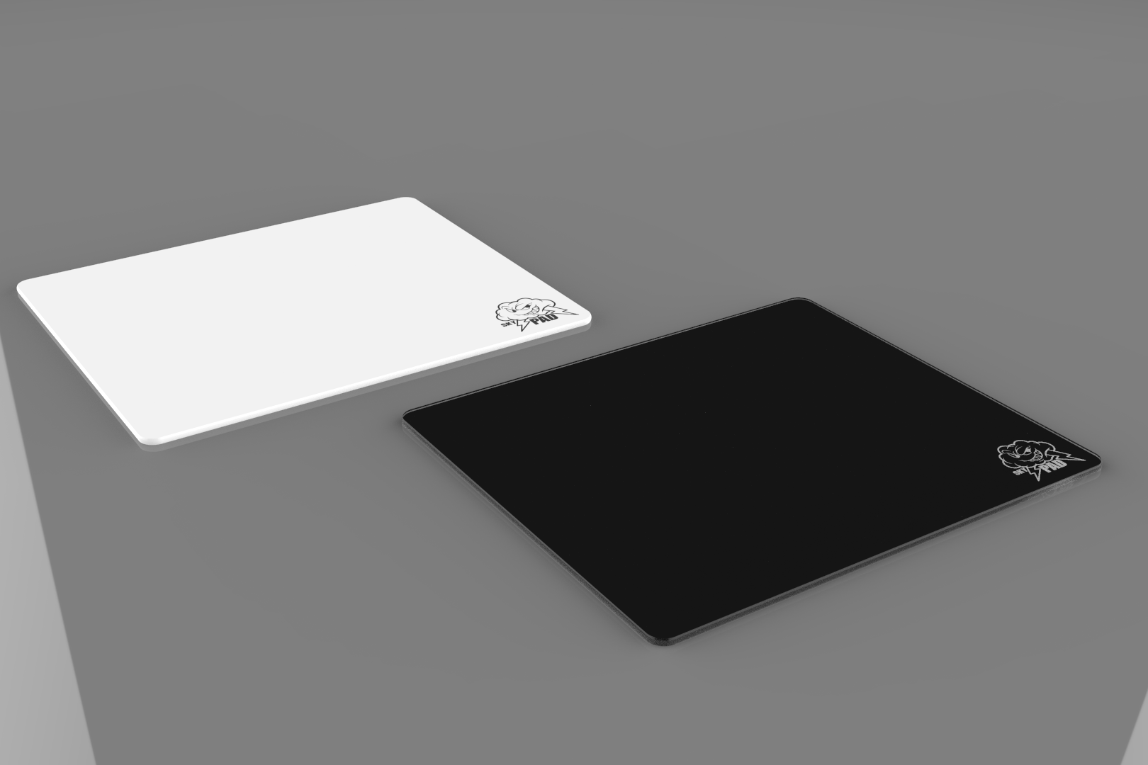 SkyPad White Glass 2.0 XL Mousepad-Addice Inc