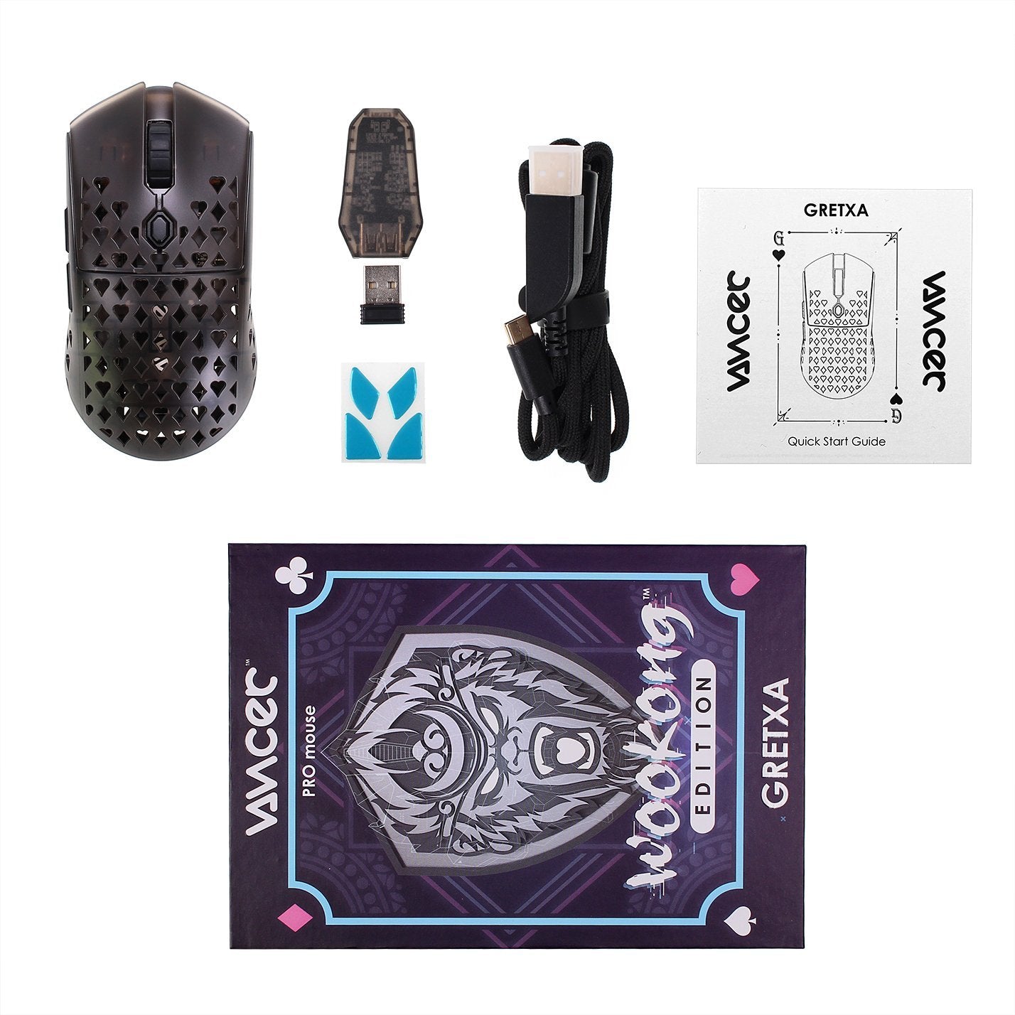 Vancer Wireless Wookong Edition Gretxa Black Gaming Mouse-Addice Inc