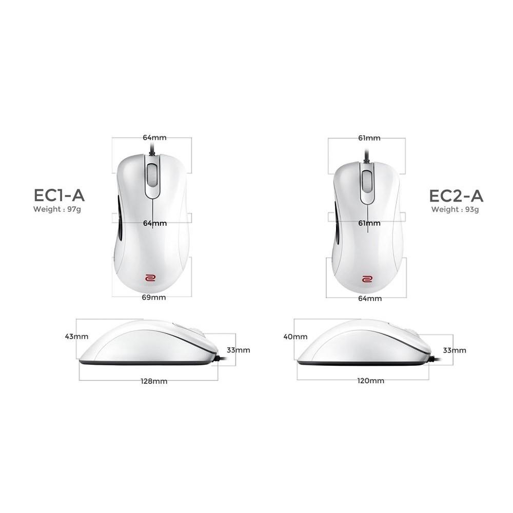 ZOWIE EC1-A e-Sports Mouse White Special Edition-Addice Inc